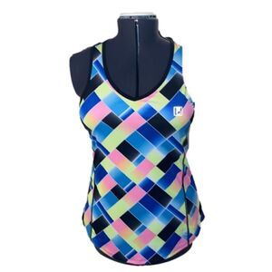 Fila Sport Women’s Multi-Color Racerback Yoga
Running Tank Top (Size Medium) NWT